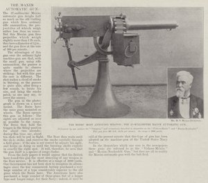 The Boers Most Annoying Weapon, the 37-millimetre Maxim Automatic Gun by English Photographer