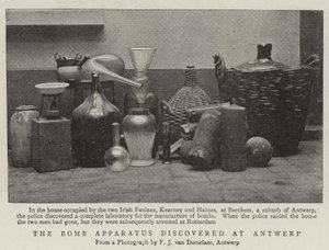 The Bomb Apparatus discovered at Antwerp by English Photographer