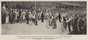 The Breaking of the Twenty-Four Hours Cycling Record at Herne Hill, the Start