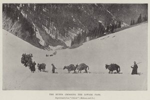The Buffs crossing the Lowari Pass by English Photographer