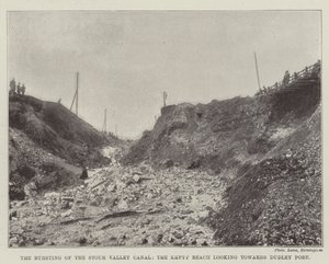 The Bursting of the Stour Valley Canal, the Empty Reach looking towards Dudley Port by English Photographer
