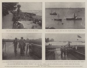 The Collision between the Steamer Primus and the Tug Hansa on the Lower Elbe, 21 July, Scenes after the Disaster by English Photographer