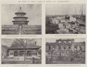 The Crisis in China, Views in Peking and Neighbourhood by English Photographer