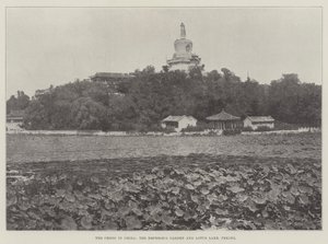 The Crisis in China, the Emperors Garden and Lotus Lake, Peking by English Photographer