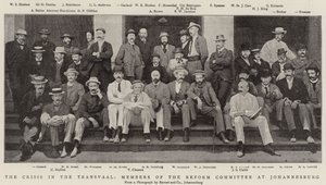 The Crisis in the Transvaal, Members of the Reform Committee at Johannesburg by English Photographer