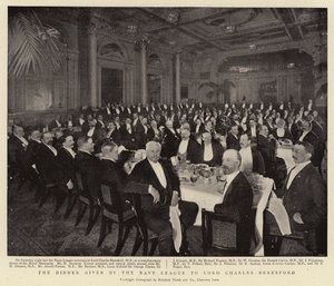 The Dinner Given by the Navy League to Lord Charles Beresford by English Photographer