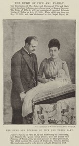 The Duke and Duchess of Fife and their Baby by English Photographer