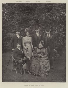 The Duke and Duchess of Teck and Family by English Photographer