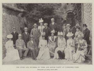 The Duke and Duchess of York and House Party at Ugbrooke Park by English Photographer