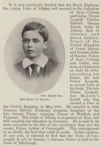 The Duke of Albany by English Photographer
