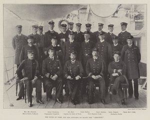 The Duke of York and His Officers on Board the Crescent by English Photographer