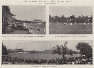 The English Cricket Team in Australia by English Photographer