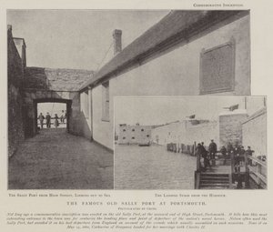 The Famous Old Sally Port at Portsmouth by English Photographer