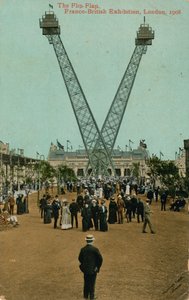 The Flip-Flap, Franco-British Exhibition, London, 1908 by English Photographer