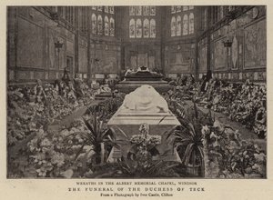 The Funeral of the Duchess of Teck