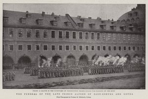 The Funeral of the Late Prince Alfred of Saxe-Coburg and Gotha by English Photographer