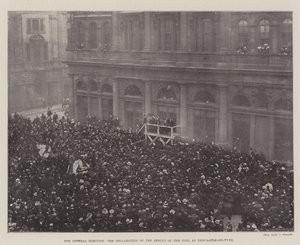 The General Election, the declaration of the result of the poll at Newcastle-on-Tyne by English Photographer