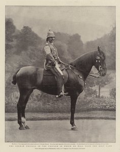 The German Emperor in the Uniform in Which He Will Visit the Holy Land by English Photographer