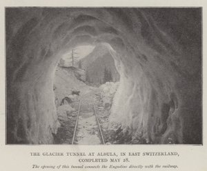 The Glacier Tunnel at Albula, East Switzerland by English Photographer