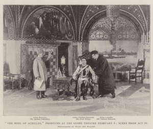 The Heel of Achilles, produced at the Globe Theatre 6 February, Scene from Act IV by English Photographer