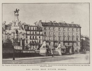 The Hotel Beau Rivage, Geneva by English Photographer