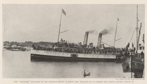 The Islander, Flag-Ship of the Canadian Pacific Alaskan Line, wrecked by an Iceberg off Juneau, Alaska, 16 August by English Photographer