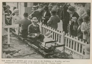The King and Queen visit the British Empire Exhibition