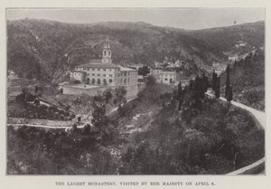 The Laghet Monastery, visited by Her Majesty on 6 April by English Photographer