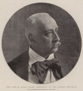 The Late M Felix Faure, President of the French Republic by English Photographer