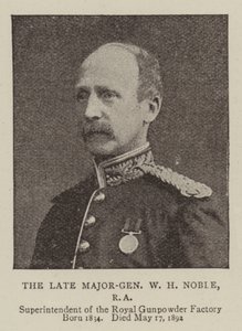 The Late Major-General W H Noble, RA by English Photographer