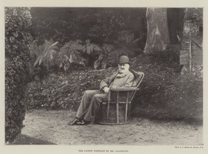 The Latest Portrait of Mr Gladstone by English Photographer
