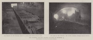 The Liverpool Electric Railway Disaster on 23 December by English Photographer