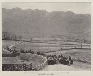 The Manchester Waterworks, Opening the New Road Round Thirlmere by English Photographer