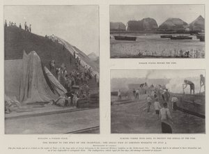 The Mishap to the Port of the Transvaal, the Great Fire at Lorenzo Marquez on 3 July by English Photographer