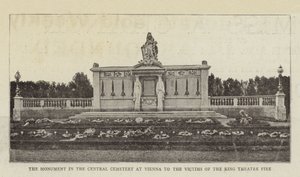 The Monument in the Central Cemetery at Vienna to the Victims of the Ring Theatre Fire by English Photographer
