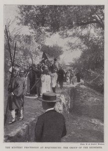 The Mystery Procession at Roquebrune, the Group of the Redeemer by English Photographer
