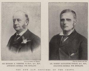 The New Law Officers of the Crown by English Photographer