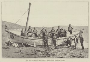 The New Life-Boat and Crew, Atherfield, Isle of Wight by English Photographer