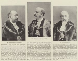 The New Lord Mayor and Sheriffs by English Photographer