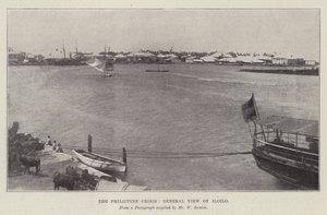 The Philippine Crisis, General View of Iloilo by English Photographer