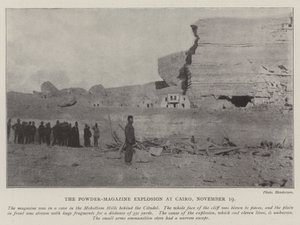 The Powder-Magazine Explosion at Cairo, 19 November by English Photographer