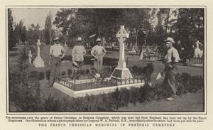 The Prince Christian Memorial in Pretoria Cemetery by English Photographer
