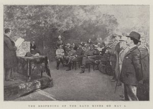 The Reopening of the Rand Mines on 4 May by English Photographer