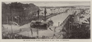 The Return of Dr Nansen, the Arrival of the Fram at Christiania by English Photographer