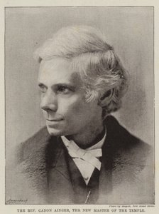 The Reverend Canon Ainger, the New Master of the Temple by English Photographer