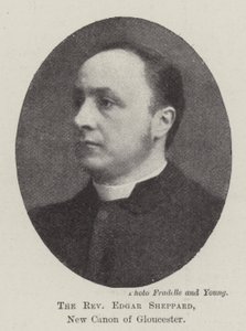 The Reverend Edgar Sheppard, New Canon of Gloucester by English Photographer