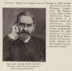 The Reverend Hugh Price Hughes by English Photographer