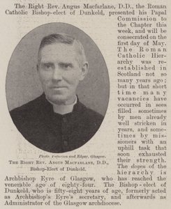 The Right Reverend Angus Macfarlane, DD, Bishop-Elect of Dunkeld by English Photographer