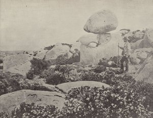 The Rocking Stone, Hobart by English Photographer