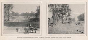 The Threatened Disfigurement of the Richmond Hill View, Building Operations at Twickenham by English Photographer